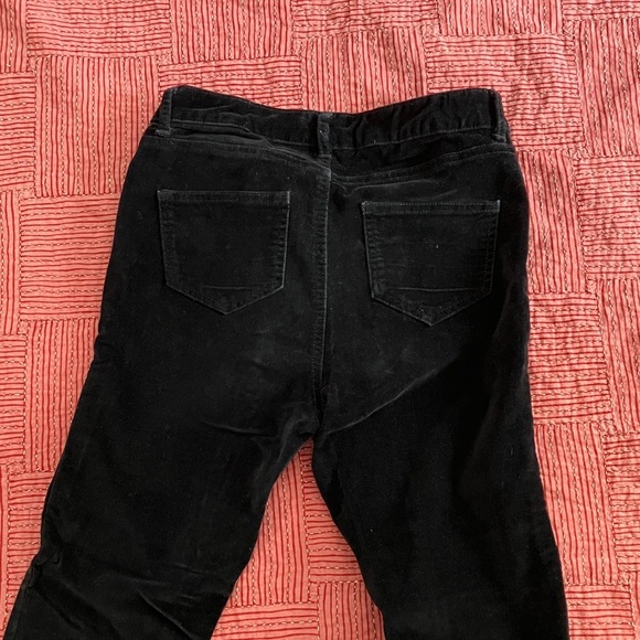 Women’s size 4 black soft velour pants - Picture 8 of 14